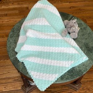 Crocheted Baby Blanket by Trudy